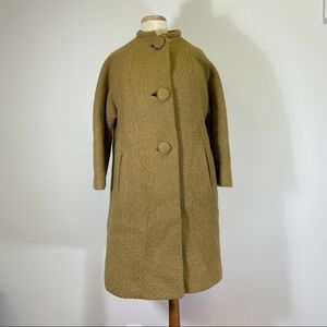 vintage franklin simon new york wool overcoat size large